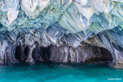 Bild på Marble Caves of lake General Carrera Chile 